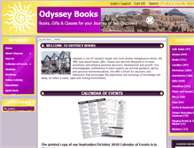 Tablet Screenshot of odysseybooks.com